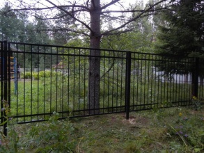 Сварные заборы с утрамбовкой щебнем 20 метров фото под ключ