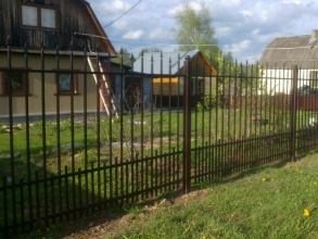 Сварные заборы с утрамбовкой щебнем 12 метров фото в Семёнове
