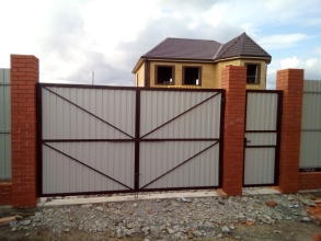 Забор с воротами и калиткой 90 метров фото в Семёнове